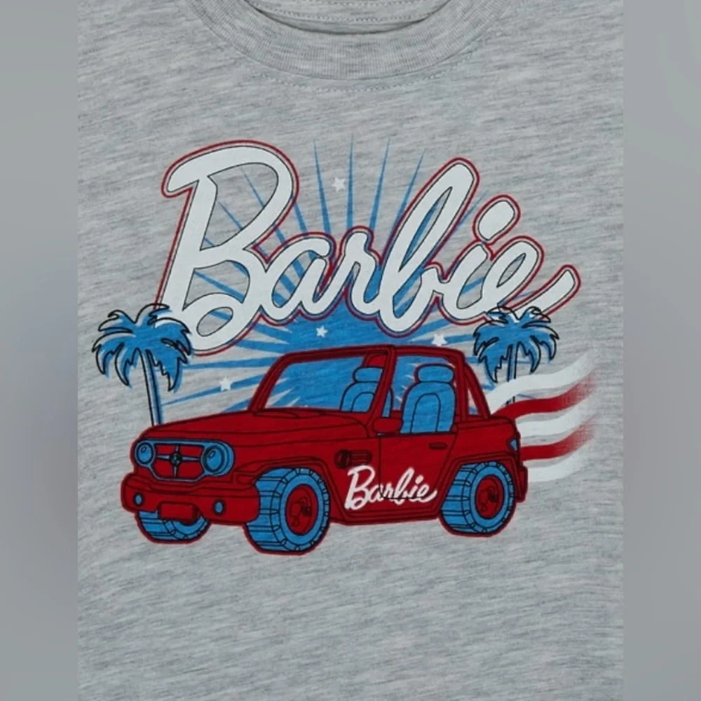 Barbie Gray Short Sleeve Tee